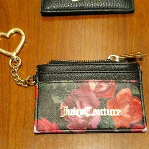 Juicy Couture Floral Mini Card/Coin purse